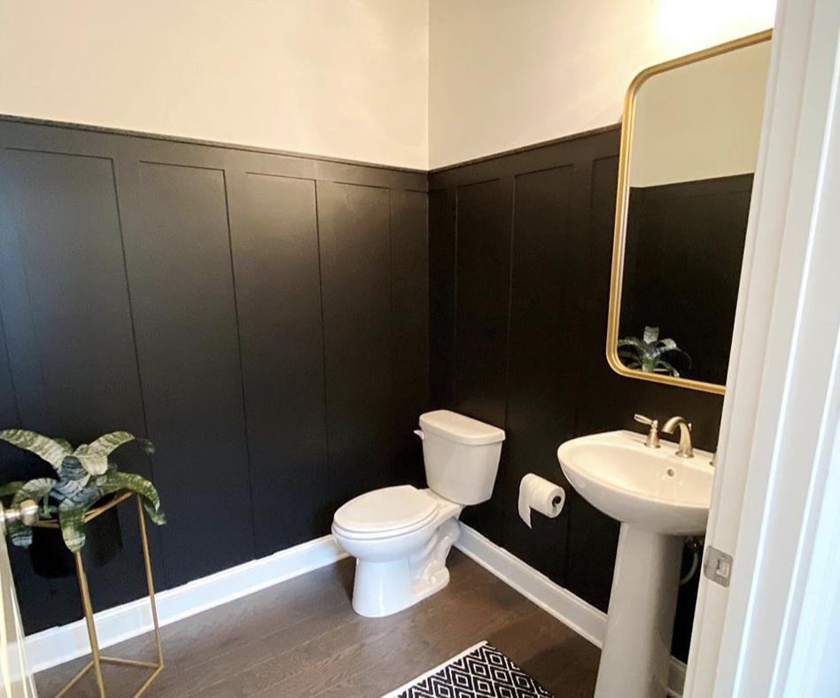 DIY Board and Batten – Powder Bath Update
