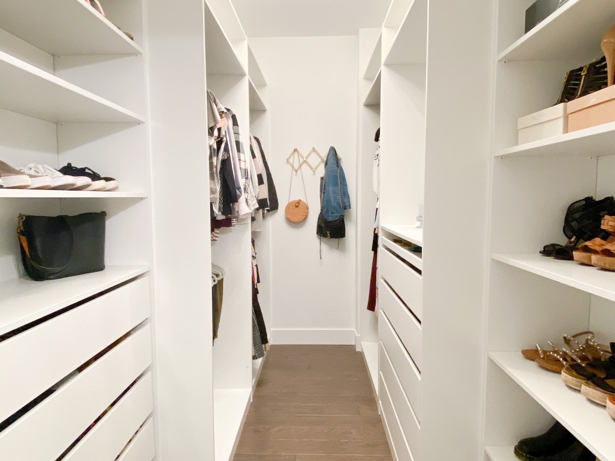 closet makeover : ikea system